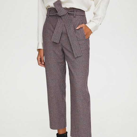 Aritzia Pants - Aritzia Wilfred New Tie-Front wool pant